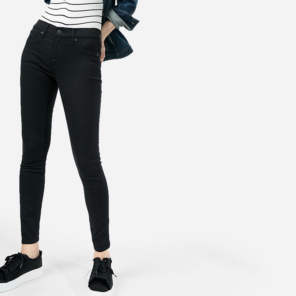 Express ⭐️NWT⭐️ Black Mid Rise Jean Legging - Sz 0